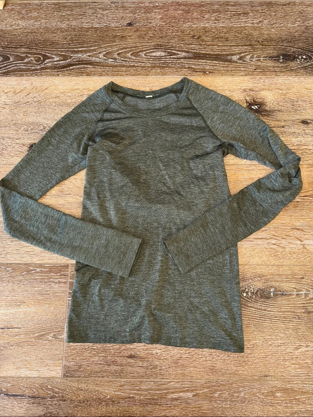 Lululemon Long Sleeve Olive Tee